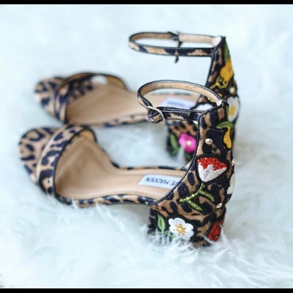 Steve Madden Shoes - Steve Madden Inca Leopard Block Heels Shoes 7